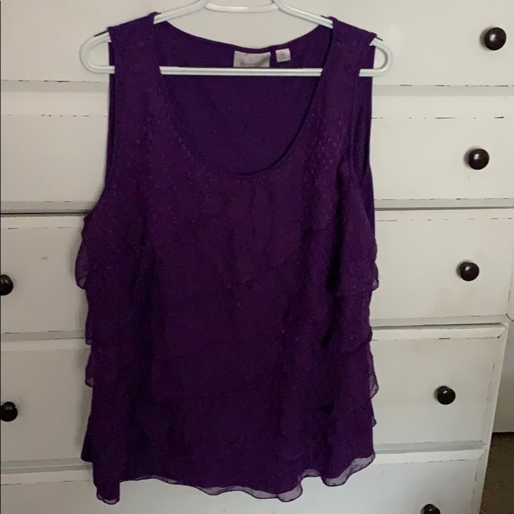 Avenue Ruffled Tank